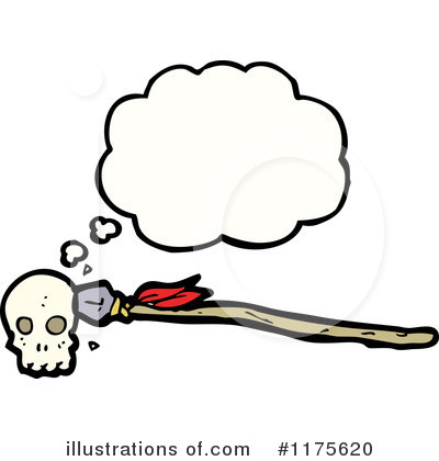 Royalty-Free (RF) Skull Clipart Illustration by lineartestpilot - Stock Sample #1175620