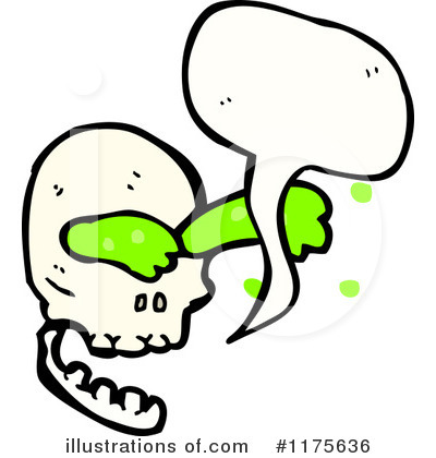 Royalty-Free (RF) Skull Clipart Illustration by lineartestpilot - Stock Sample #1175636