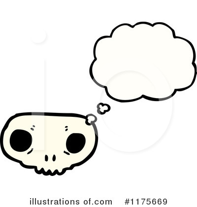 Royalty-Free (RF) Skull Clipart Illustration by lineartestpilot - Stock Sample #1175669