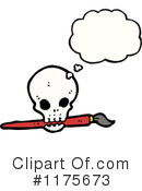 Skull Clipart #1175673 by lineartestpilot