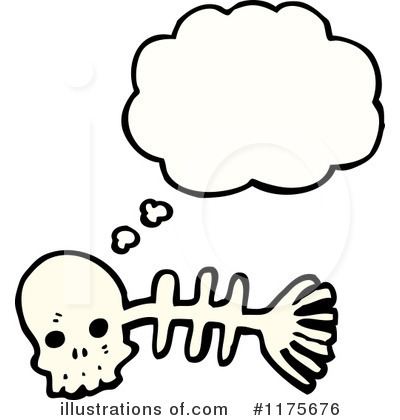 Royalty-Free (RF) Skull Clipart Illustration by lineartestpilot - Stock Sample #1175676