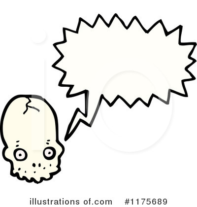 Royalty-Free (RF) Skull Clipart Illustration by lineartestpilot - Stock Sample #1175689