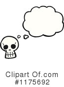Skull Clipart #1175692 by lineartestpilot