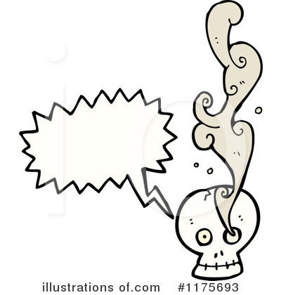 Royalty-Free (RF) Skull Clipart Illustration by lineartestpilot - Stock Sample #1175693