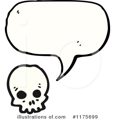 Royalty-Free (RF) Skull Clipart Illustration by lineartestpilot - Stock Sample #1175699