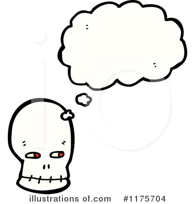 Royalty-Free (RF) Skull Clipart Illustration by lineartestpilot - Stock Sample #1175704