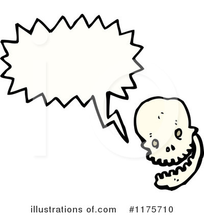 Royalty-Free (RF) Skull Clipart Illustration by lineartestpilot - Stock Sample #1175710