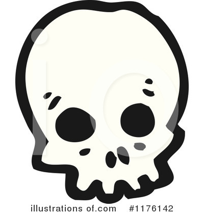 Royalty-Free (RF) Skull Clipart Illustration by lineartestpilot - Stock Sample #1176142