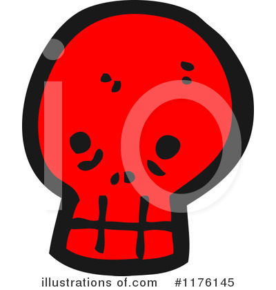 Royalty-Free (RF) Skull Clipart Illustration by lineartestpilot - Stock Sample #1176145