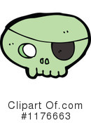 Skull Clipart #1176663 by lineartestpilot