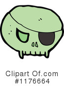 Skull Clipart #1176664 by lineartestpilot
