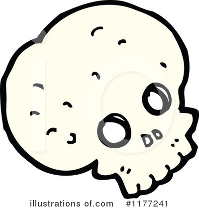 Royalty-Free (RF) Skull Clipart Illustration by lineartestpilot - Stock Sample #1177241