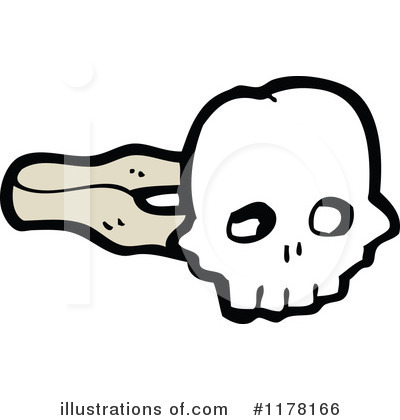 Royalty-Free (RF) Skull Clipart Illustration by lineartestpilot - Stock Sample #1178166
