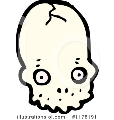 Royalty-Free (RF) Skull Clipart Illustration by lineartestpilot - Stock Sample #1178191