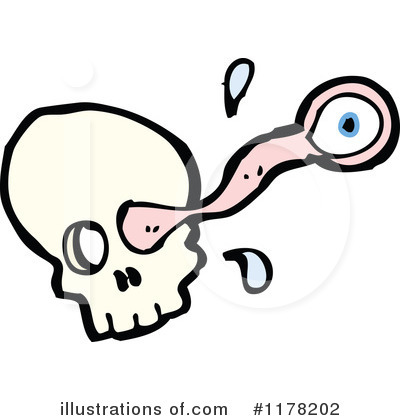 Royalty-Free (RF) Skull Clipart Illustration by lineartestpilot - Stock Sample #1178202