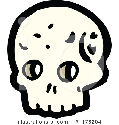 Royalty-Free (RF) Skull Clipart Illustration by lineartestpilot - Stock Sample #1178204