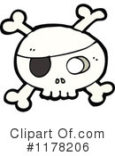 Skull Clipart #1178206 by lineartestpilot