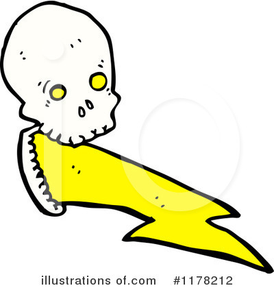 Royalty-Free (RF) Skull Clipart Illustration by lineartestpilot - Stock Sample #1178212