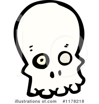 Royalty-Free (RF) Skull Clipart Illustration by lineartestpilot - Stock Sample #1178218