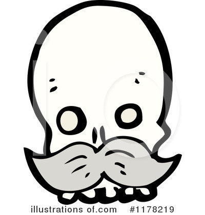 Royalty-Free (RF) Skull Clipart Illustration by lineartestpilot - Stock Sample #1178219