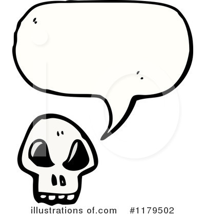 Royalty-Free (RF) Skull Clipart Illustration by lineartestpilot - Stock Sample #1179502