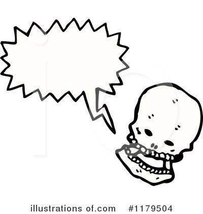 Royalty-Free (RF) Skull Clipart Illustration by lineartestpilot - Stock Sample #1179504