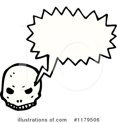 Royalty-Free (RF) Skull Clipart Illustration by lineartestpilot - Stock Sample #1179506
