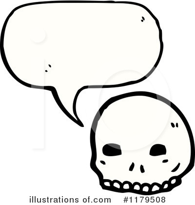 Royalty-Free (RF) Skull Clipart Illustration by lineartestpilot - Stock Sample #1179508