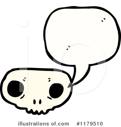 Royalty-Free (RF) Skull Clipart Illustration by lineartestpilot - Stock Sample #1179510