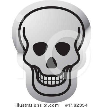 Royalty-Free (RF) Skull Clipart Illustration by Lal Perera - Stock Sample #1182354