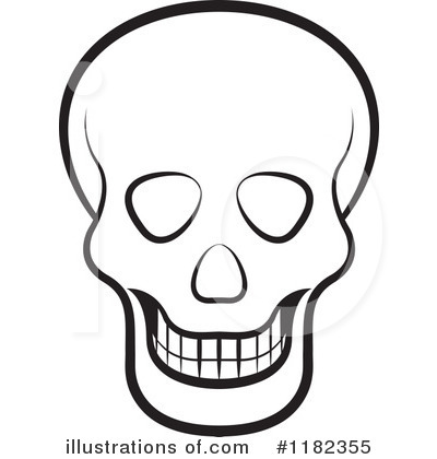 Royalty-Free (RF) Skull Clipart Illustration by Lal Perera - Stock Sample #1182355