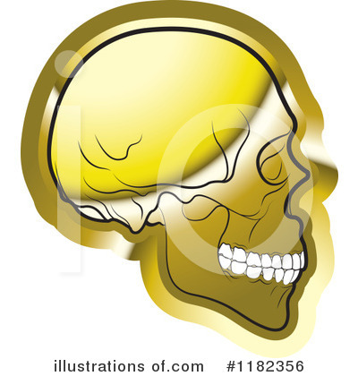Royalty-Free (RF) Skull Clipart Illustration by Lal Perera - Stock Sample #1182356