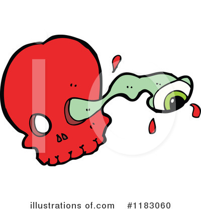 Royalty-Free (RF) Skull Clipart Illustration by lineartestpilot - Stock Sample #1183060