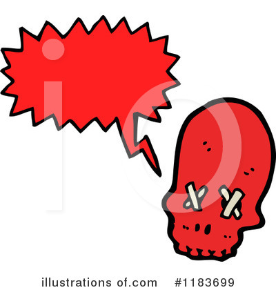 Royalty-Free (RF) Skull Clipart Illustration by lineartestpilot - Stock Sample #1183699