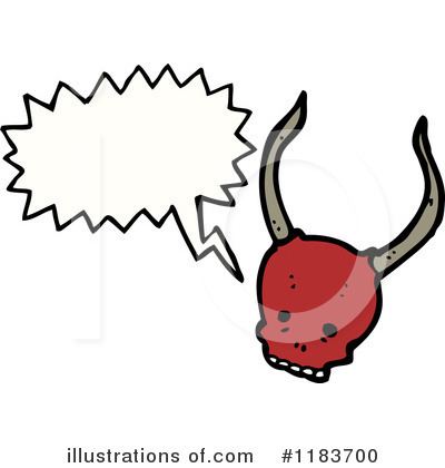 Royalty-Free (RF) Skull Clipart Illustration by lineartestpilot - Stock Sample #1183700