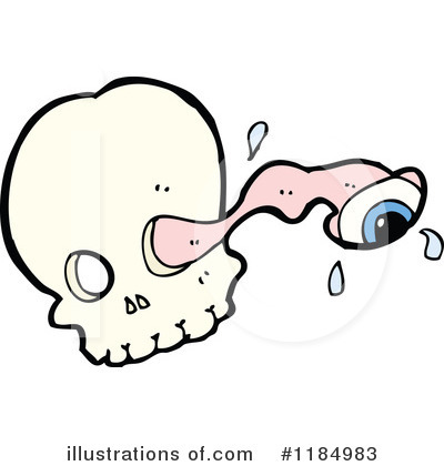 Royalty-Free (RF) Skull Clipart Illustration by lineartestpilot - Stock Sample #1184983