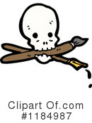 Skull Clipart #1184987 by lineartestpilot