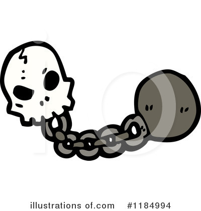 Ball And Chain Clipart #1184994 by lineartestpilot