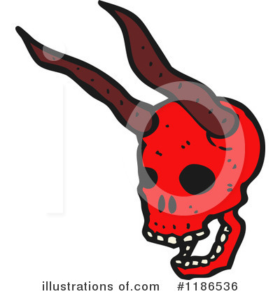 Royalty-Free (RF) Skull Clipart Illustration by lineartestpilot - Stock Sample #1186536