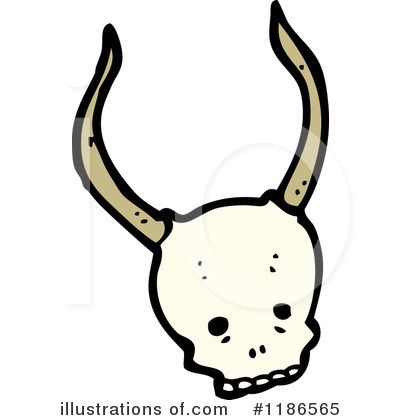 Royalty-Free (RF) Skull Clipart Illustration by lineartestpilot - Stock Sample #1186565
