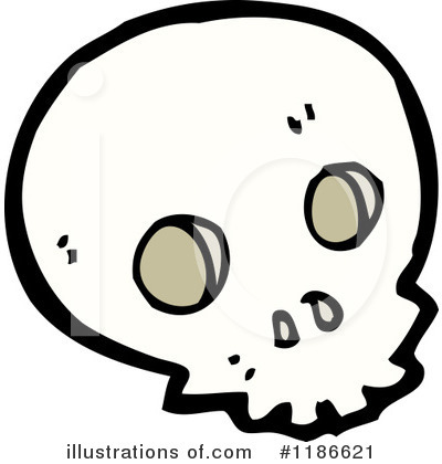 Royalty-Free (RF) Skull Clipart Illustration by lineartestpilot - Stock Sample #1186621