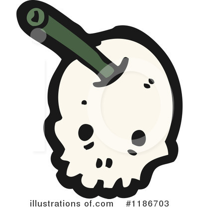 Royalty-Free (RF) Skull Clipart Illustration by lineartestpilot - Stock Sample #1186703