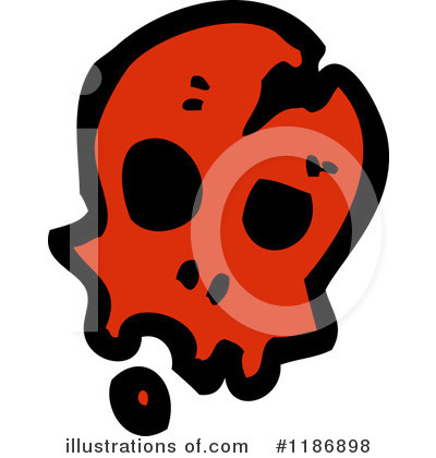 Royalty-Free (RF) Skull Clipart Illustration by lineartestpilot - Stock Sample #1186898