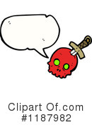 Skull Clipart #1187982 by lineartestpilot