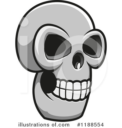Royalty-Free (RF) Skull Clipart Illustration by Vector Tradition SM - Stock Sample #1188554