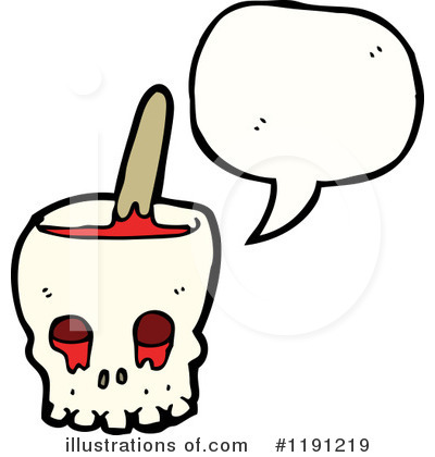 Royalty-Free (RF) Skull Clipart Illustration by lineartestpilot - Stock Sample #1191219