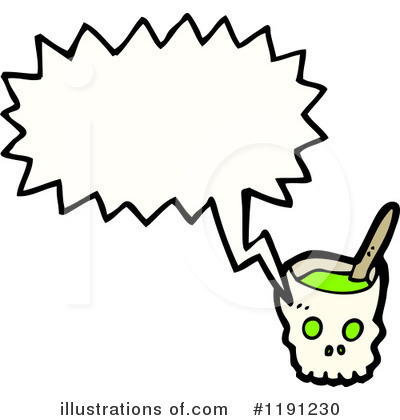 Royalty-Free (RF) Skull Clipart Illustration by lineartestpilot - Stock Sample #1191230