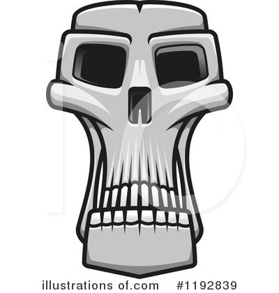 Royalty-Free (RF) Skull Clipart Illustration by Vector Tradition SM - Stock Sample #1192839