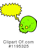 Skull Clipart #1195325 by lineartestpilot