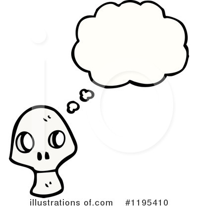 Royalty-Free (RF) Skull Clipart Illustration by lineartestpilot - Stock Sample #1195410